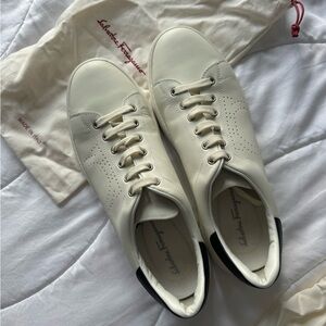 White Leather - Ferragamo men’s sneaker -